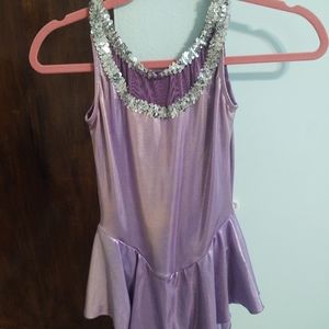 Purple Figure skating dress